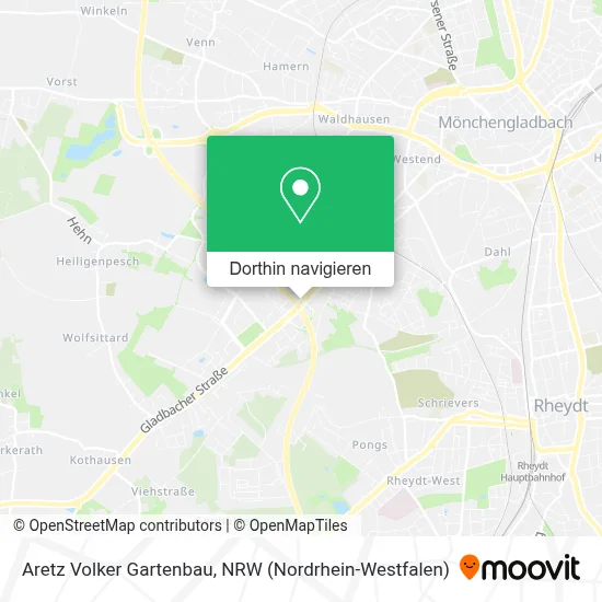 Aretz Volker Gartenbau Karte