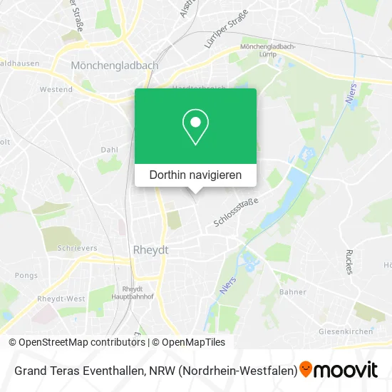 Grand Teras Eventhallen Karte