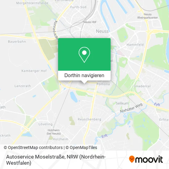 Autoservice Moselstraße Karte