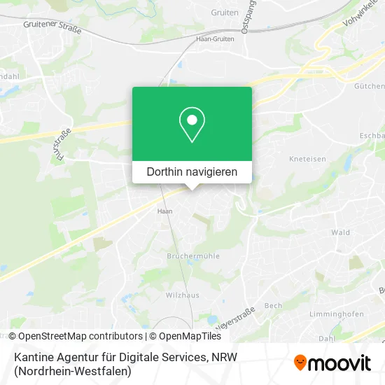 Kantine Agentur für Digitale Services Karte