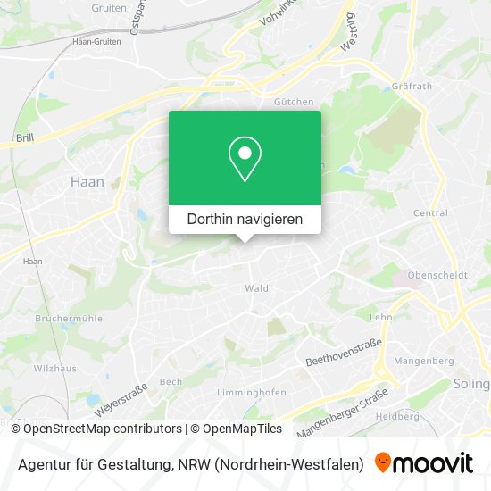 Agentur für Gestaltung Karte