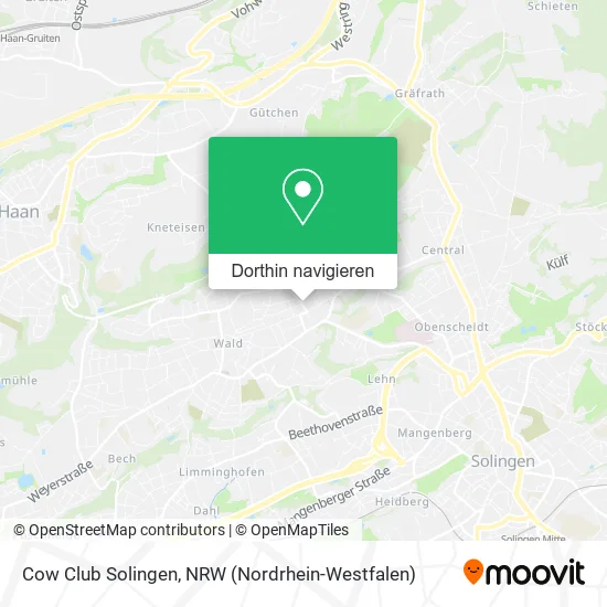Cow Club Solingen Karte