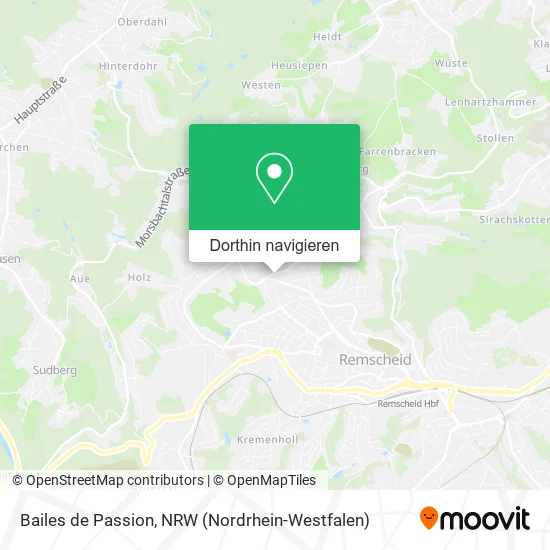 Bailes de Passion Karte