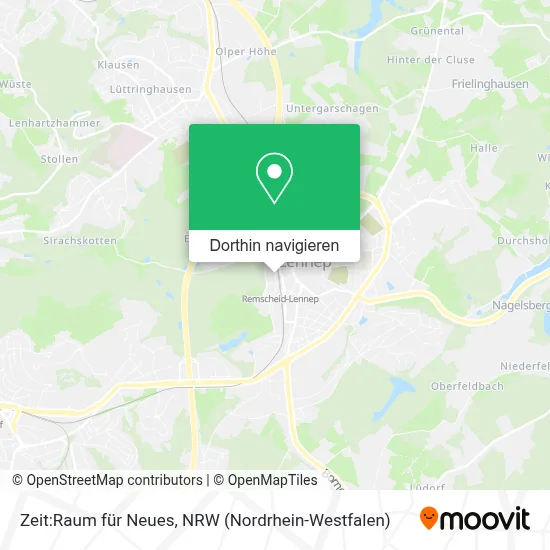 Zeit:Raum für Neues Karte