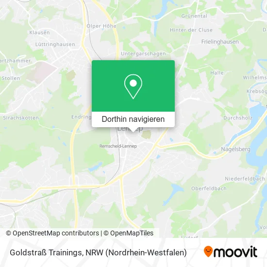 Goldstraß Trainings Karte