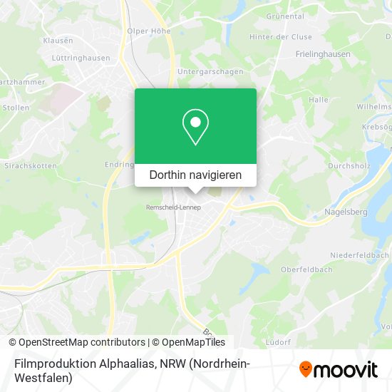 Filmproduktion Alphaalias Karte