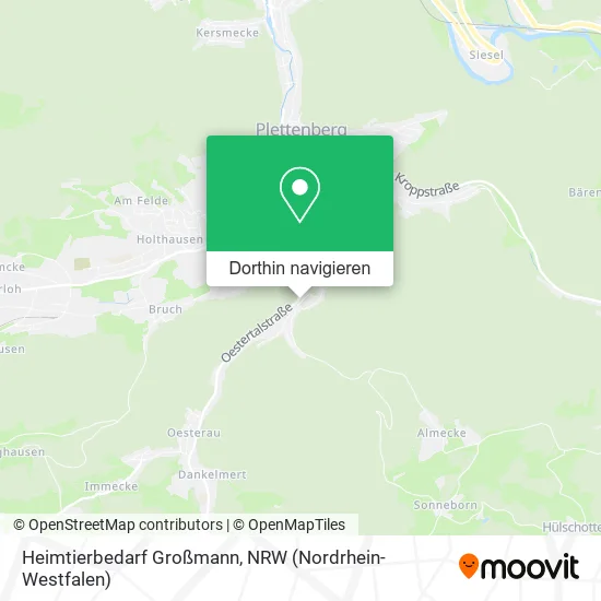 Heimtierbedarf Großmann Karte