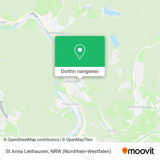 St Anna Lenhausen Karte