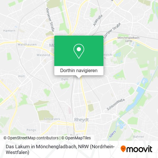 Das Lakum in Mönchengladbach Karte