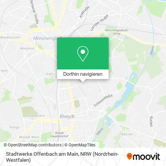 Stadtwerke Offenbach am Main Karte