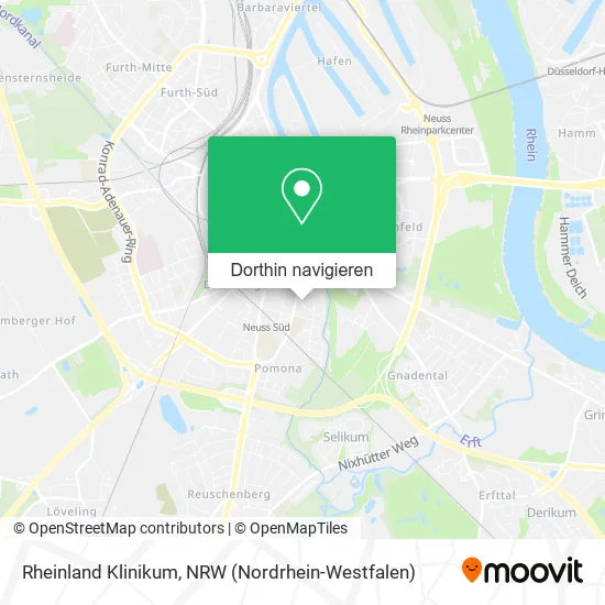 Rheinland Klinikum Karte