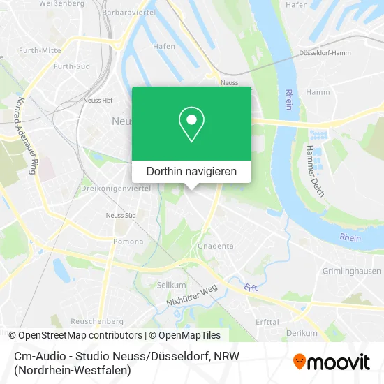 Cm-Audio - Studio Neuss / Düsseldorf Karte