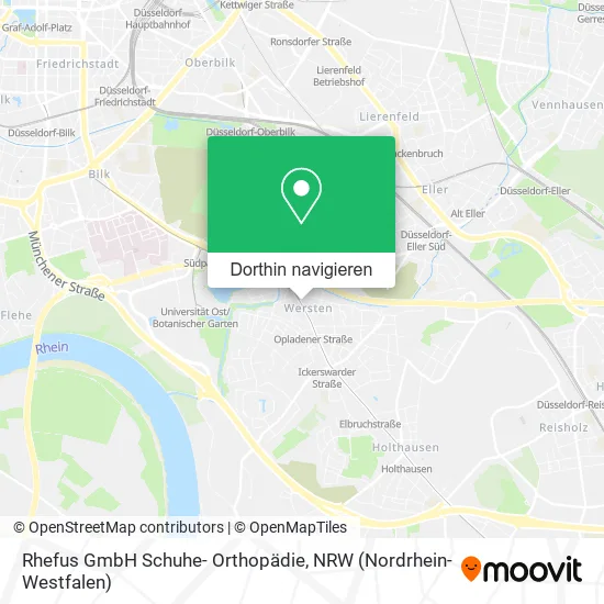 Rhefus GmbH Schuhe- Orthopädie Karte