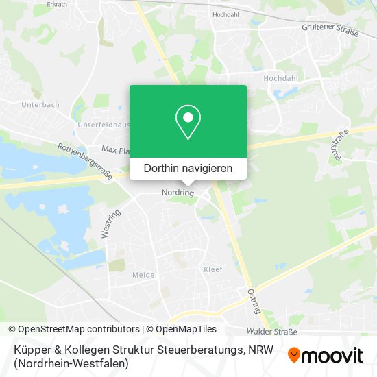 Küpper & Kollegen Struktur Steuerberatungs Karte