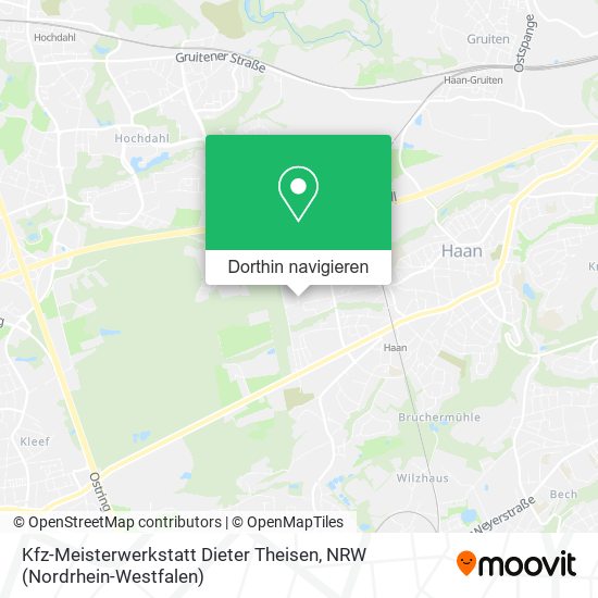 Kfz-Meisterwerkstatt Dieter Theisen Karte