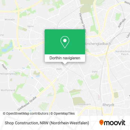 Shop Construction Karte