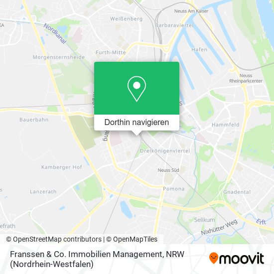 Franssen & Co. Immobilien Management Karte