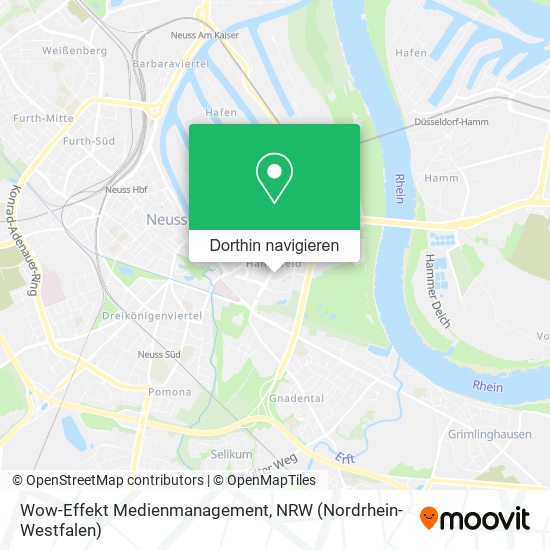 Wow-Effekt Medienmanagement Karte