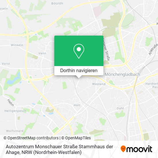 Autozentrum Monschauer Straße Stammhaus der Ahage Karte