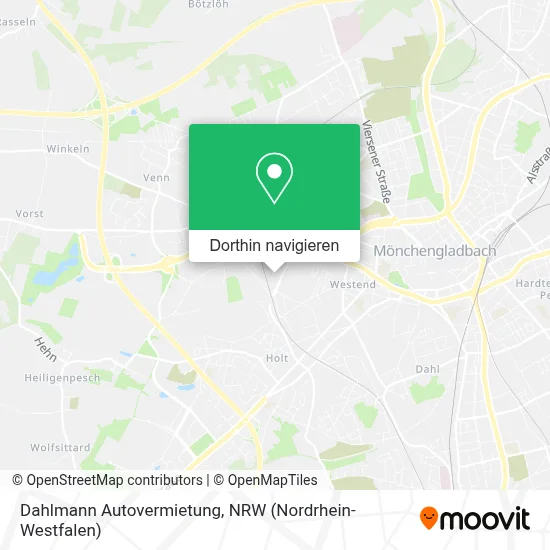 Dahlmann Autovermietung Karte