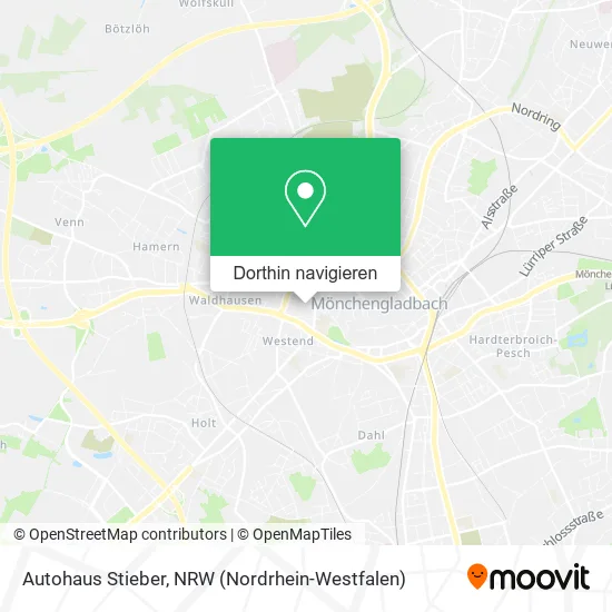 Autohaus Stieber Karte