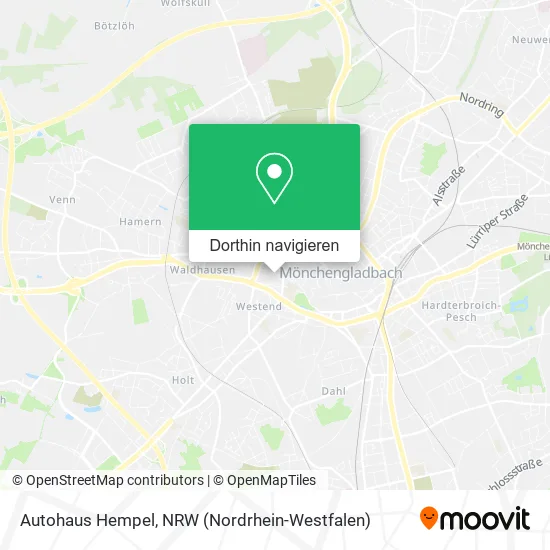 Autohaus Hempel Karte