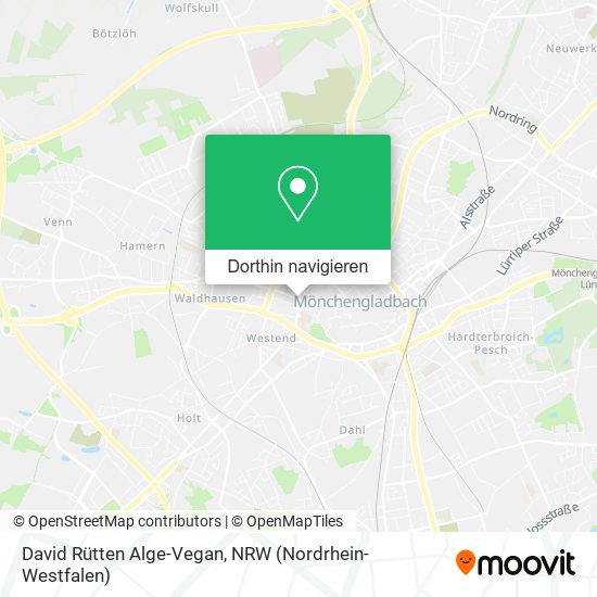 David Rütten Alge-Vegan Karte