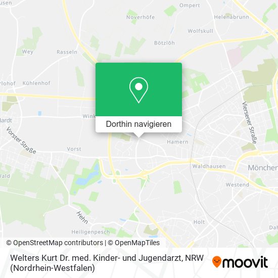 Welters Kurt Dr. med. Kinder- und Jugendarzt Karte