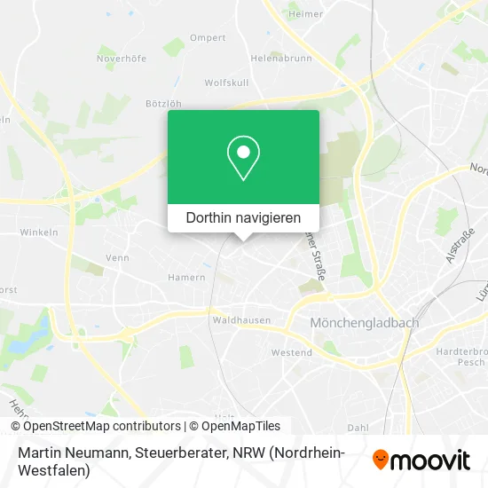 Martin Neumann, Steuerberater Karte