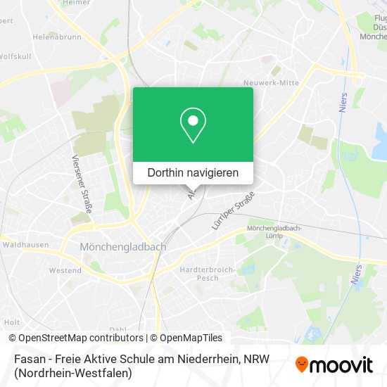 Fasan - Freie Aktive Schule am Niederrhein Karte