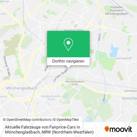 Aktuelle Fahrzeuge von Fairprice-Cars in Mönchengladbach Karte