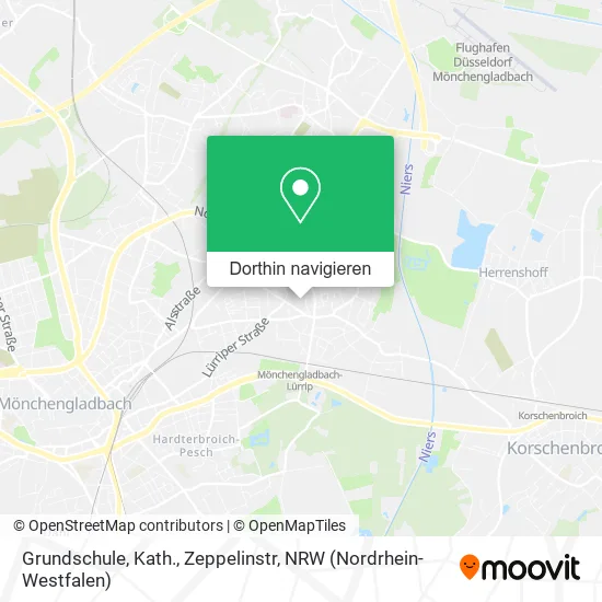 Grundschule, Kath., Zeppelinstr Karte