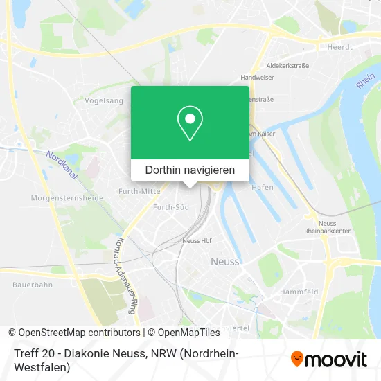 Treff 20 - Diakonie Neuss Karte