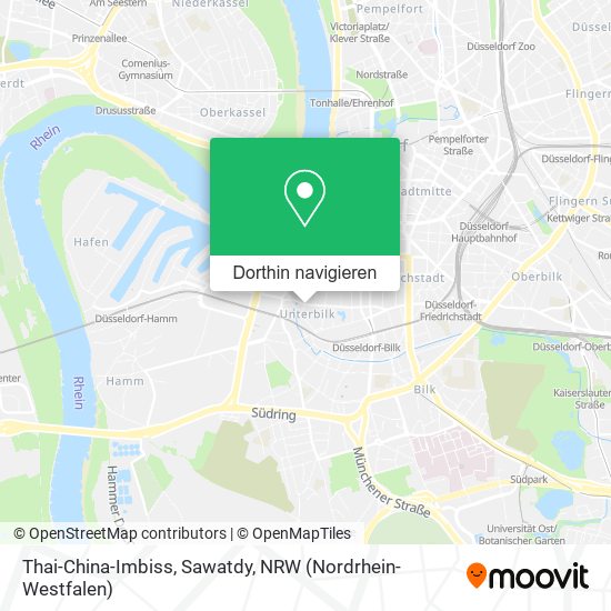 Thai-China-Imbiss, Sawatdy Karte