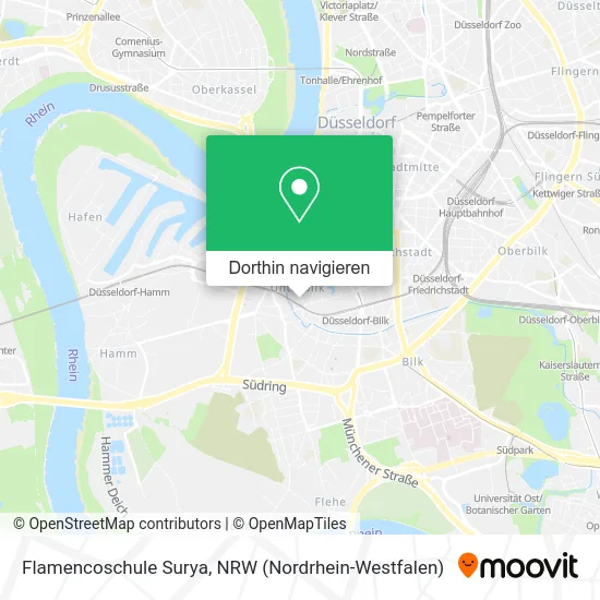 Flamencoschule Surya Karte