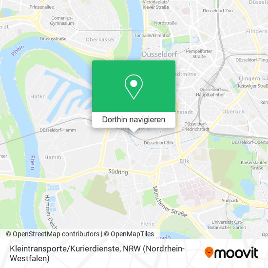 Kleintransporte/Kurierdienste Karte