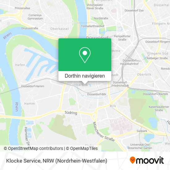 Klocke Service Karte