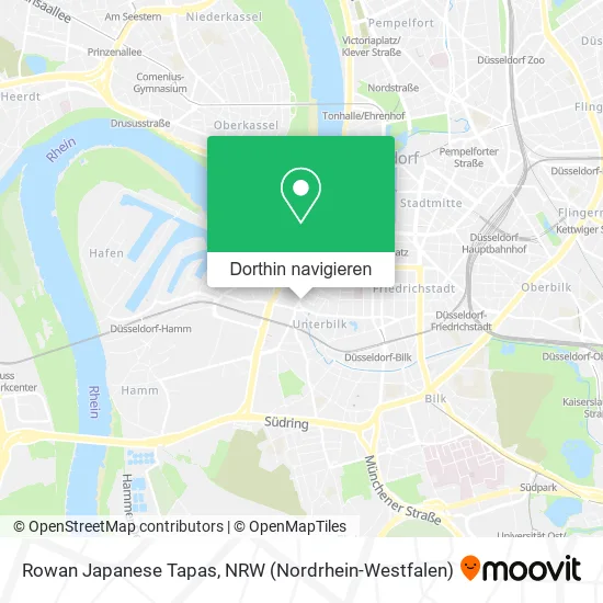 Rowan Japanese Tapas Karte