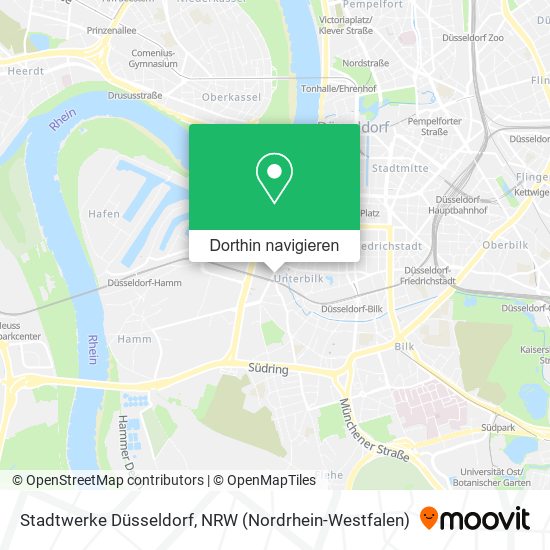 Stadtwerke Düsseldorf Karte