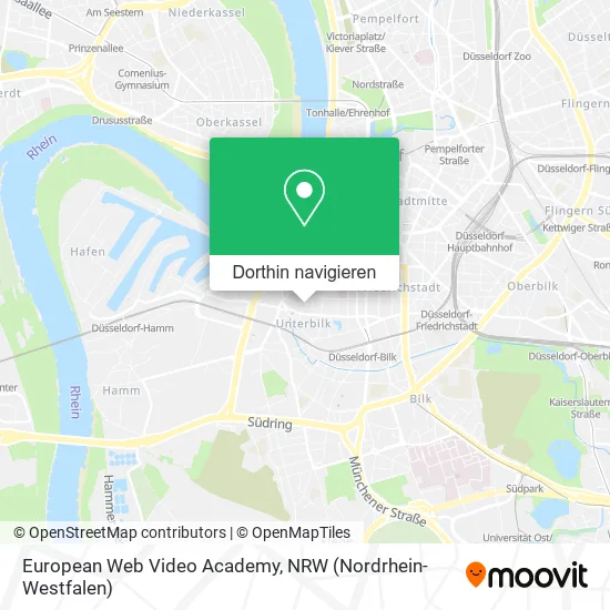 European Web Video Academy Karte