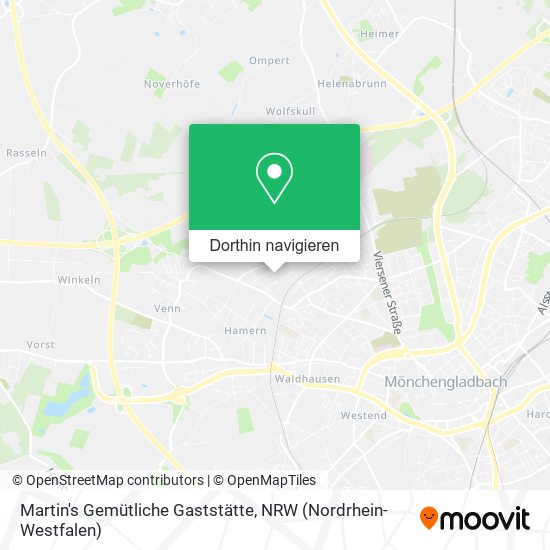 Martin's Gemütliche Gaststätte Karte