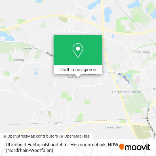 Uttscheid Fachgroßhandel für Heizungstechnik Karte