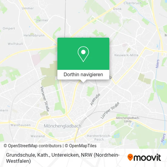 Grundschule, Kath., Untereicken Karte