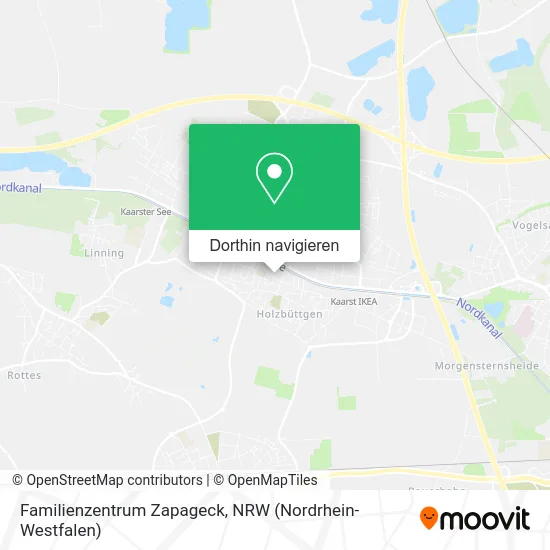 Familienzentrum Zapageck Karte