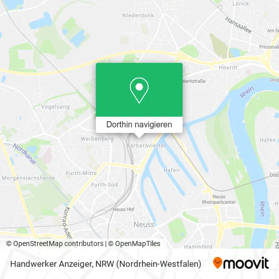 Handwerker Anzeiger Karte