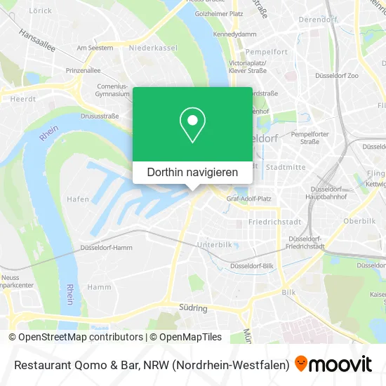 Restaurant Qomo & Bar Karte