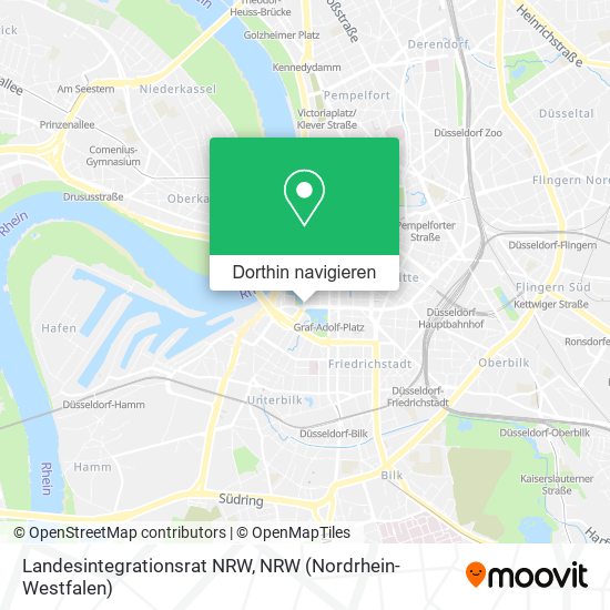 Landesintegrationsrat NRW Karte