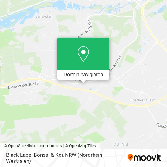 Black Label Bonsai & Koi Karte