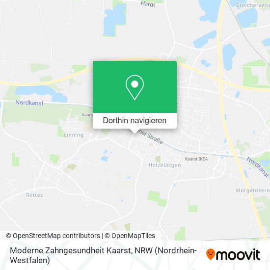Moderne Zahngesundheit Kaarst Karte