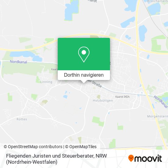 Fliegenden Juristen und Steuerberater Karte